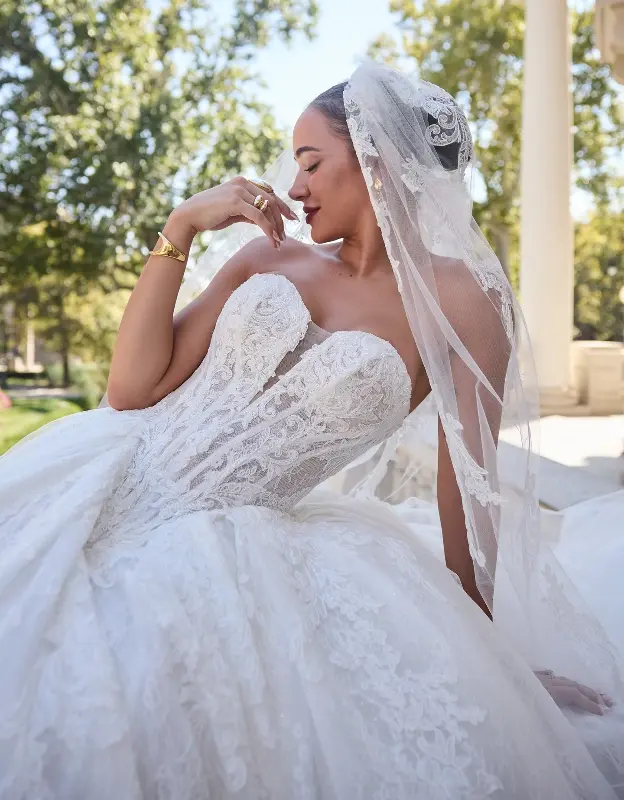 Sottero and Midgley Amadora A line Wedding Dress Alt50